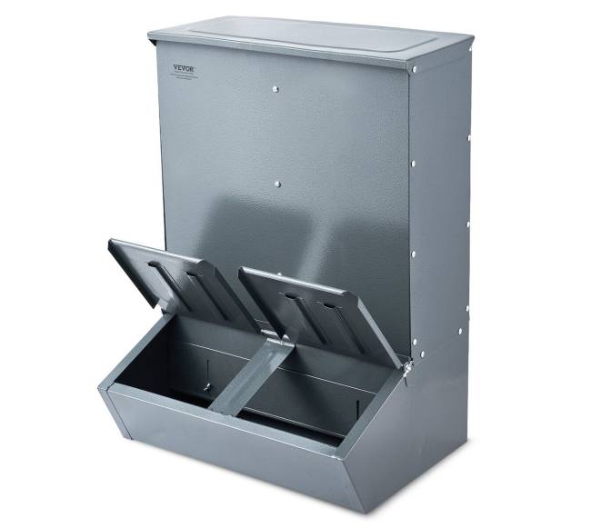 Kiaulių šėrykla su dvigubomis durimis 3.7 statinės0