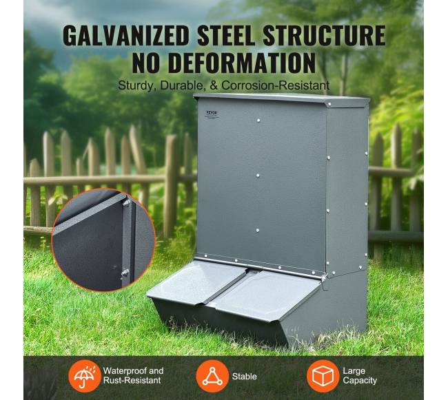 Kiaulių šėrykla su dvigubomis durimis 3.7 statinės2