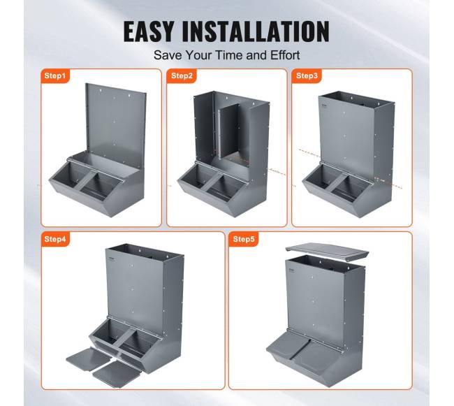 Kiaulių šėrykla su dvigubomis durimis 3.7 statinės5