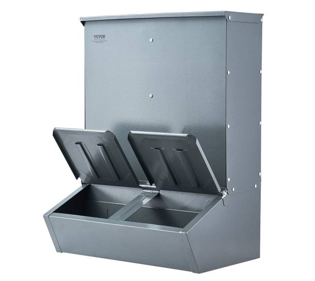 Kiaulių šėrykla su dvigubomis durimis 3.7 statinės8