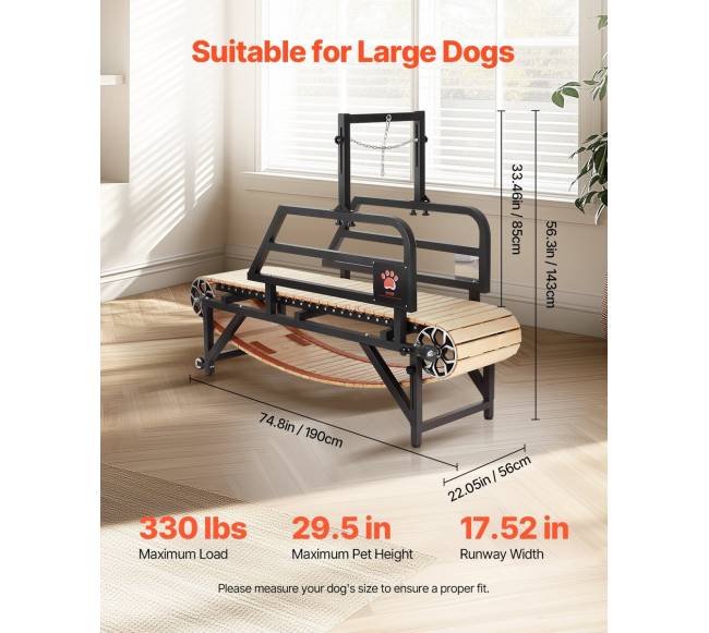 Šunų bėgimo takelis dideliems šunims iki 100 kg2