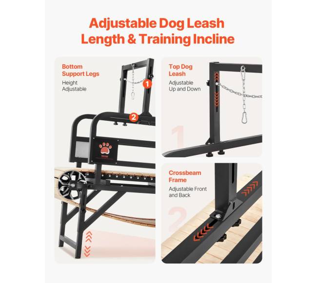 Šunų bėgimo takelis dideliems šunims iki 100 kg3