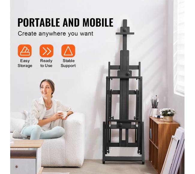 studijinė tvirta molbertas iki 195 cm3