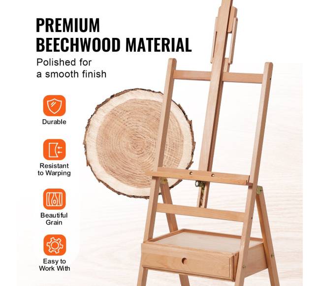 Studija H-rėmo molbertas iki 92 cm5