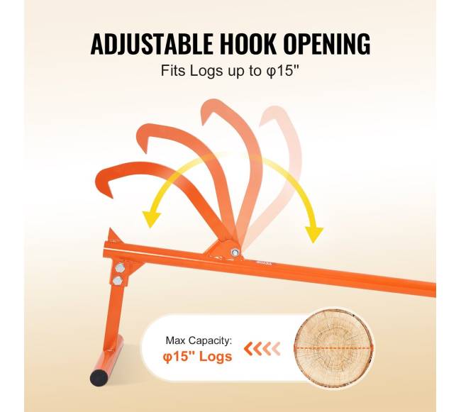 Medinis caro kirtimo įrankis 121,9 cm rankenėlė2