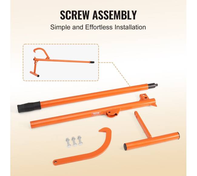 Medinis caro kirtimo įrankis 121,9 cm rankenėlė5