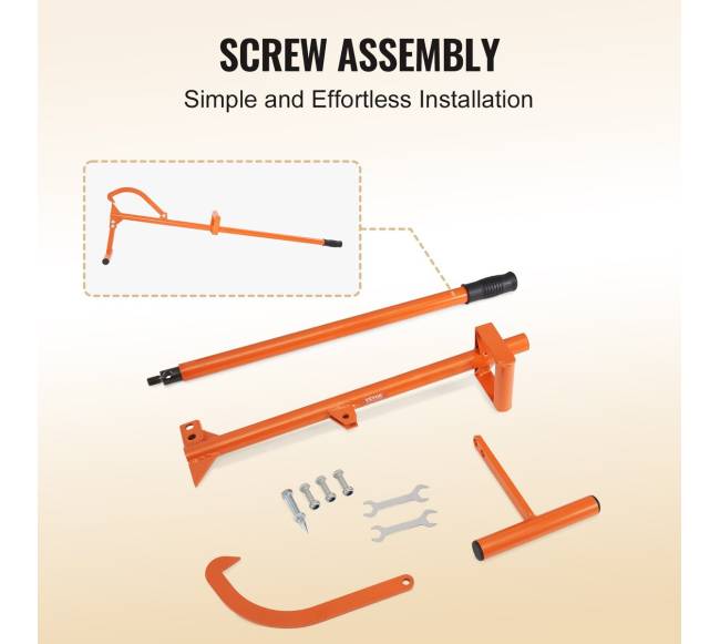 Rąstų kėlimo ir ridenimo įrankis 4 viename5