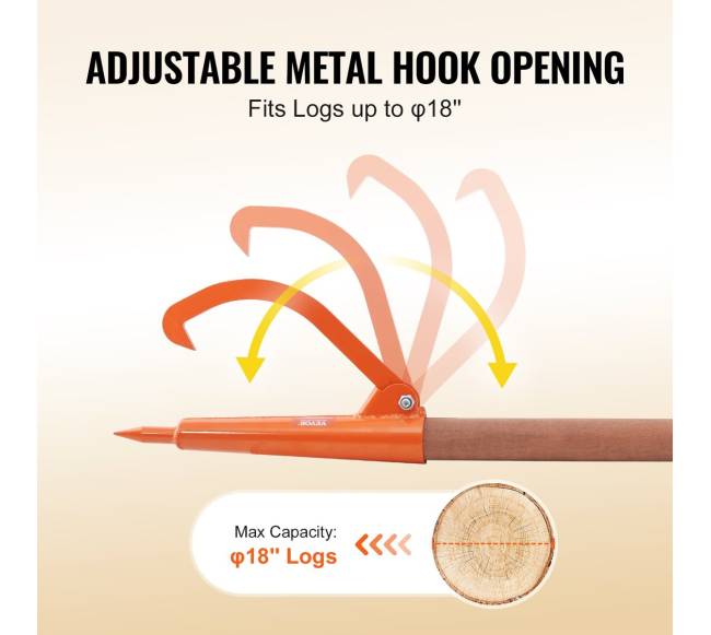 Medinė rankena rastų keltuvui 118 cm2