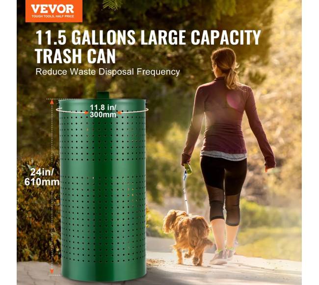 Šuns atliekų konteineris su dangčiu 43 l1