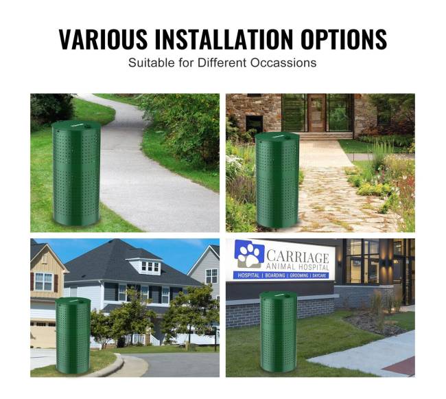 Šuns atliekų konteineris su dangčiu 43 l5