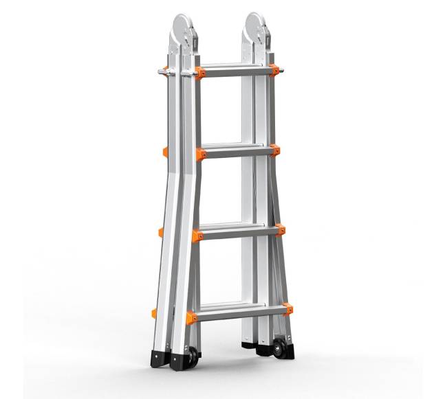 15 ft teleskopinės kopėčios darbams0