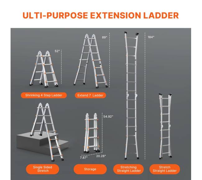 15 ft teleskopinės kopėčios darbams3