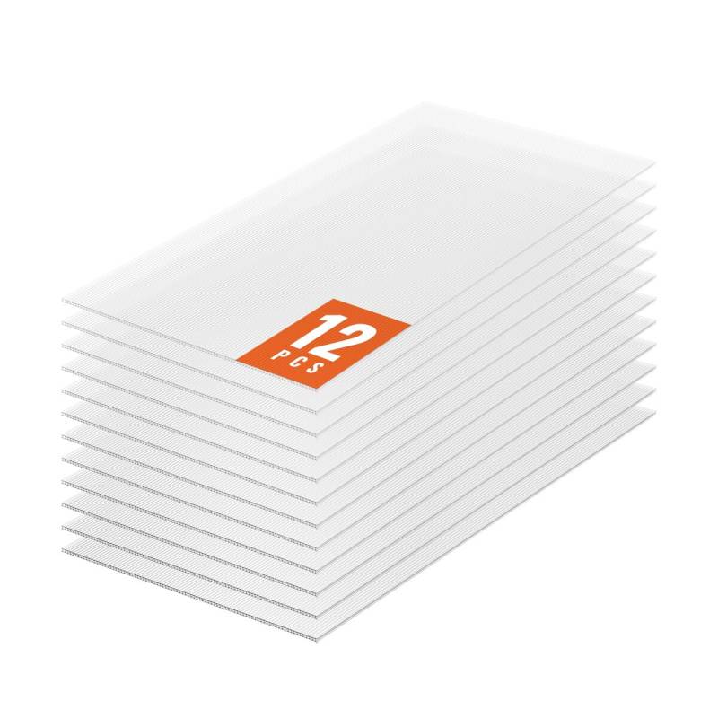 12 vienetų polikarbonato šiltnamių plokštės0