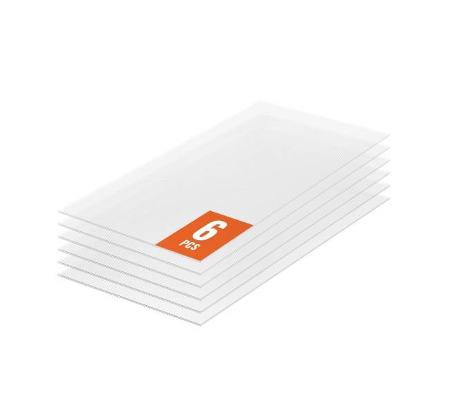 Polikarbonato šiltnamių plokštės 6 vnt0