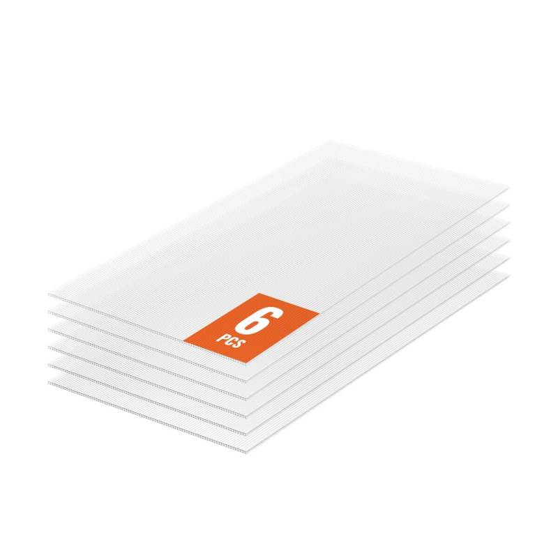 Polikarbonato šiltnamių plokštės 6 vnt0