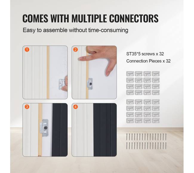 Medinės akustinės plokštės sienoms 8 vnt.4