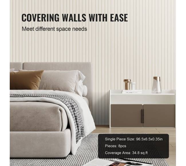 Medinės akustinės plokštės sienoms 8 vnt.5