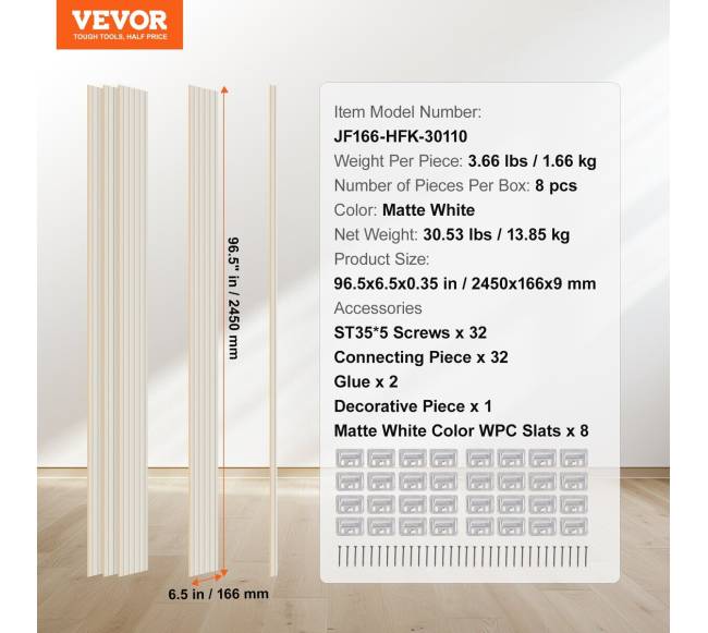 Medinės akustinės plokštės sienoms 8 vnt.6