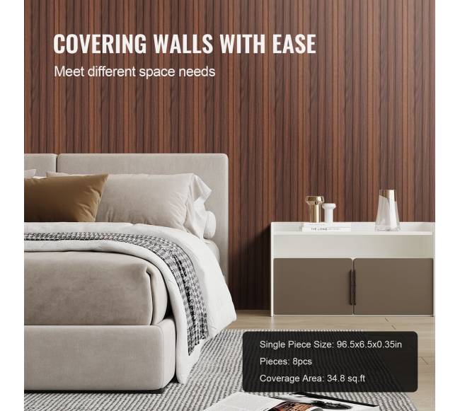 Medinės akustinės plokštės 8 vnt tamsios spalvos5