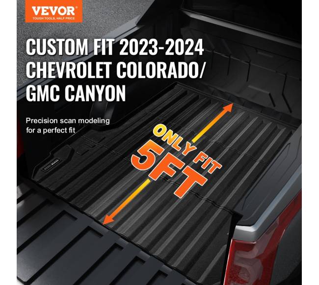 Chevrolet ColoradoGMC Canyon 2023-2024 krovinių kilimėlis1