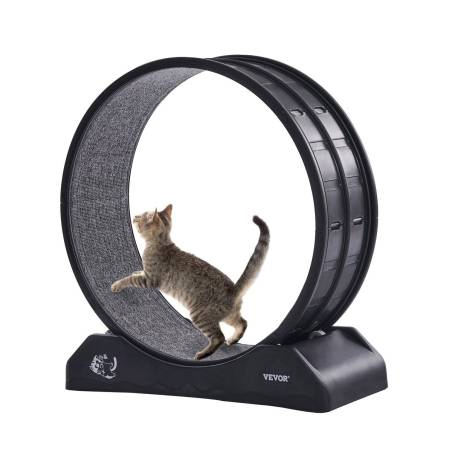 Katės bėgimo ratas patalpose, 80 cm, juodas0