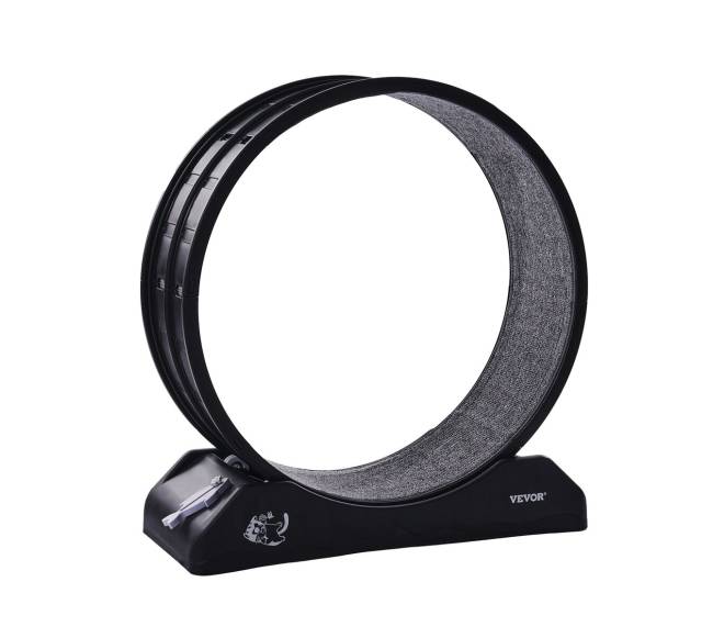 Katės bėgimo ratas patalpose, 80 cm, juodas10