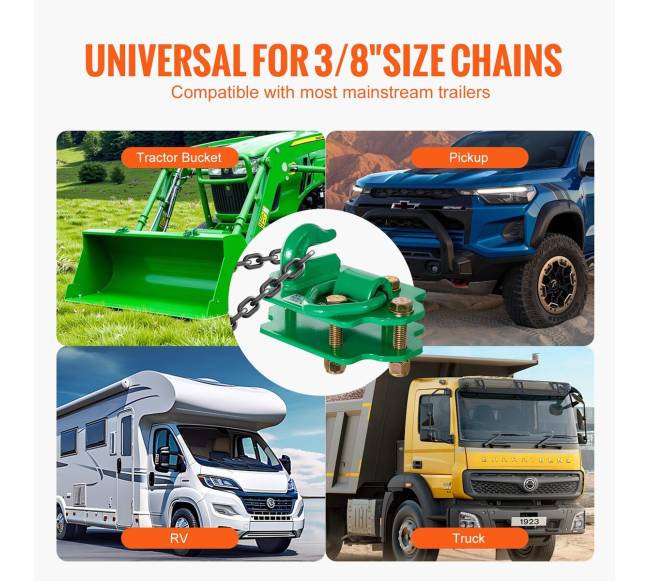 38" kabliai traktoriui, 2 vnt., žali2