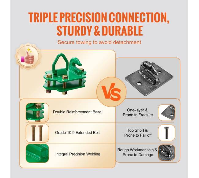38" kabliai traktoriui, 2 vnt., žali4