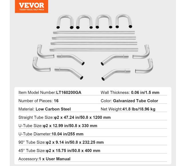 Universalus išmetimo vamzdžių komplektas6