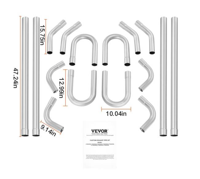 Universalus išmetimo vamzdžių komplektas8