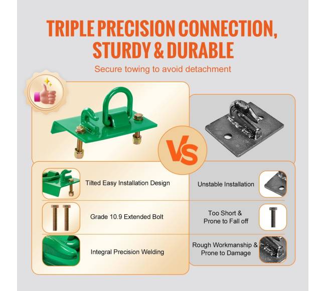Plieniniai griebimo kabliai 12000 kg traktoriui4