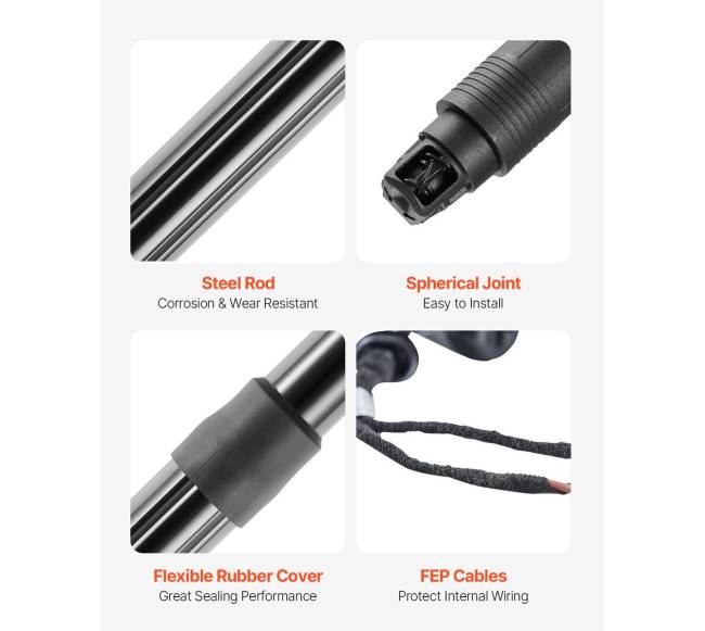 2 vnt. galiniam dangčiui skirti amortizatoriai Octavia III6