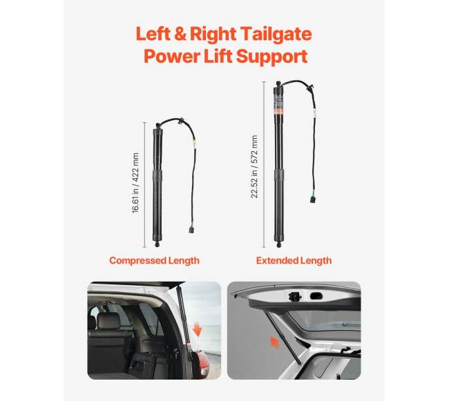 Galiniai pakeliamieji amortizatoriai VM sharan 2010-20232