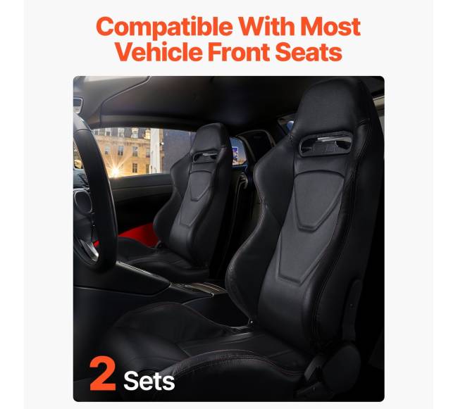 Lenktynių kėdžių komplektas su PVC oda1