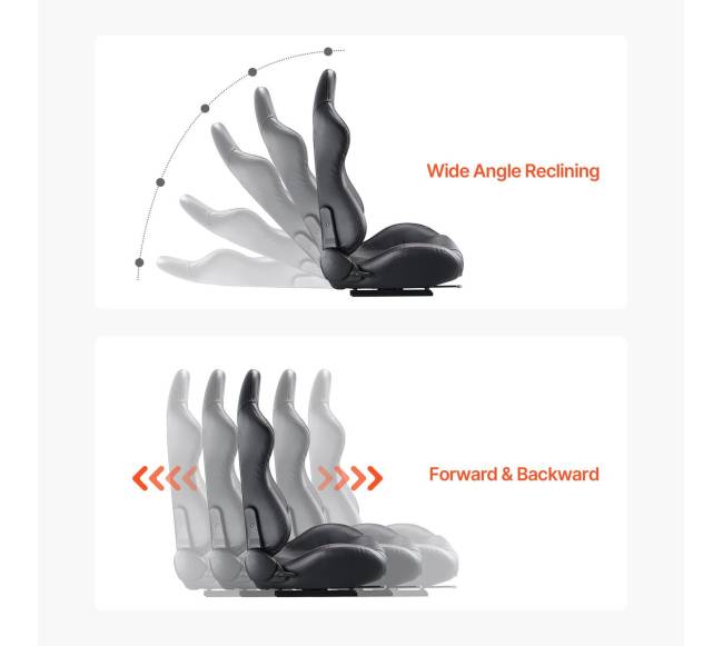 Lenktynių kėdžių komplektas su PVC oda3