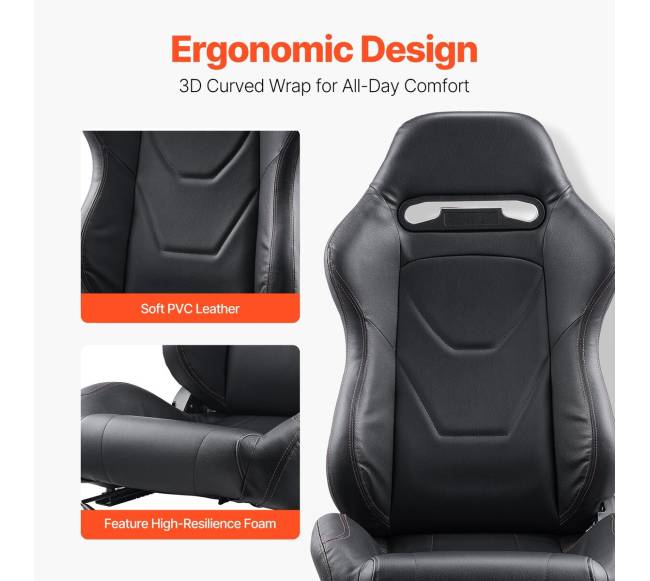 Lenktynių kėdžių komplektas su PVC oda4