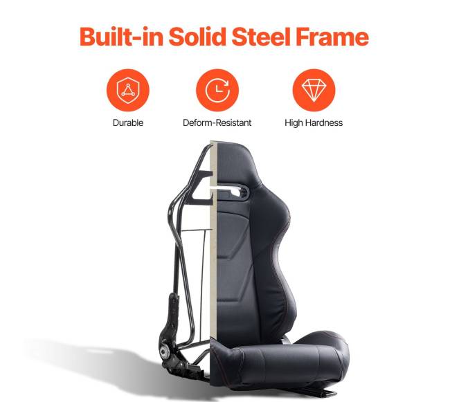 Lenktynių kėdžių komplektas su PVC oda6