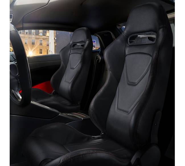 Lenktynių kėdžių komplektas su PVC oda7