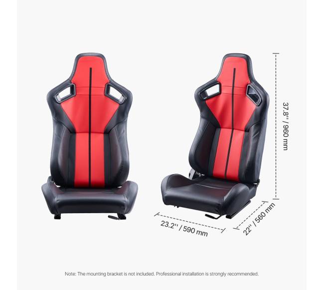 2 vnt. reguliuojamos PVC odos lenktynių kėdės2