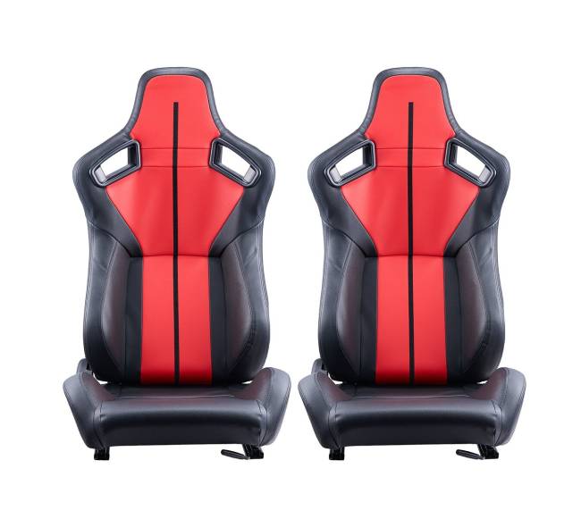 2 vnt. reguliuojamos PVC odos lenktynių kėdės8