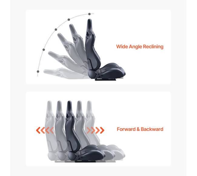 2 lenktynių sėdynės su reguliuojamu slankikliu3