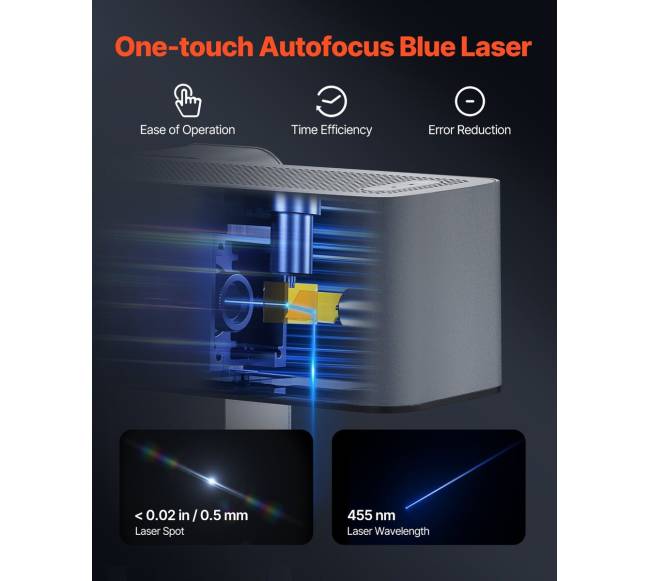 Nešiojamas lazerinis graviravimo įrenginys 600 mms 5W2