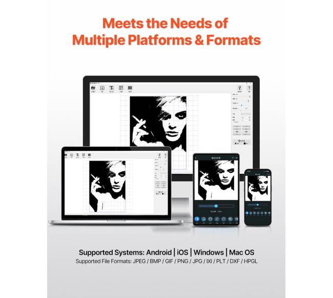 Nešiojamas lazerinis graviravimo įrenginys 600 mms 5W4