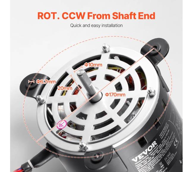 Orkaitės ventiliatoriaus variklis 1300 apsmin4