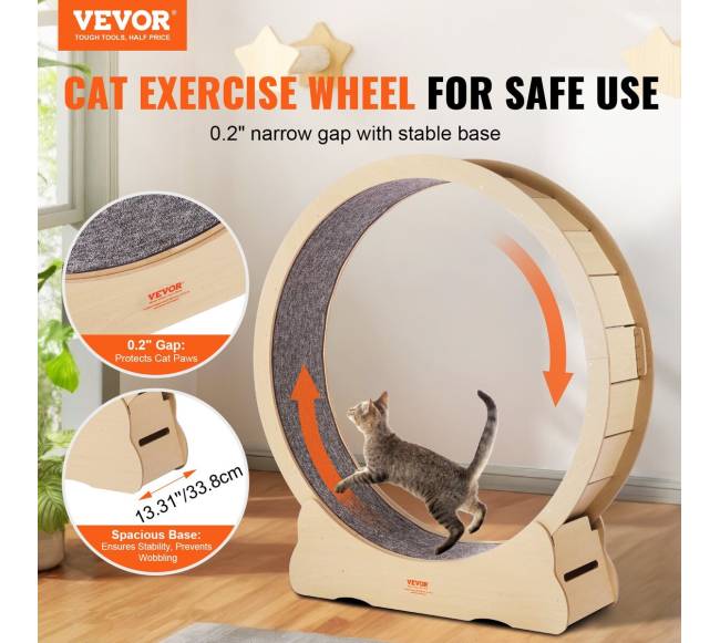 Medinis bėgimo ratas katėms1