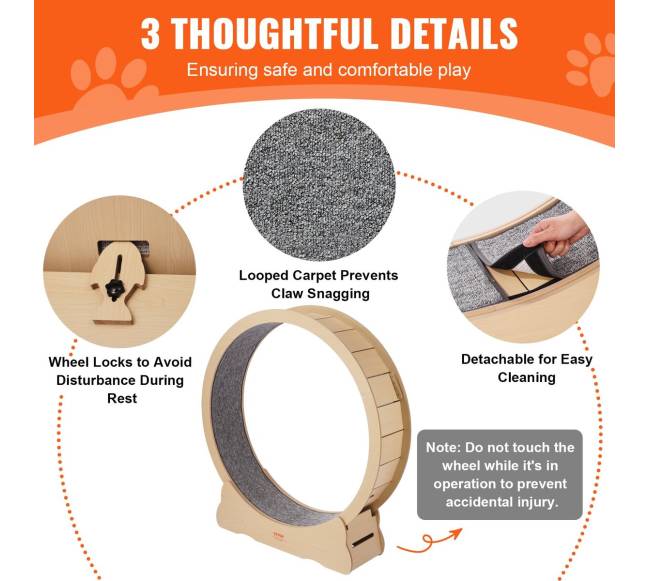 Medinis bėgimo ratas katėms5