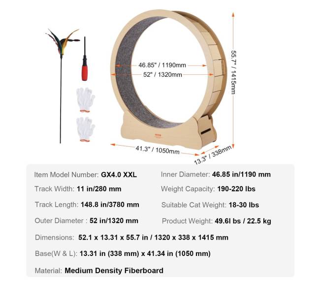 Medinis bėgimo ratas katėms6