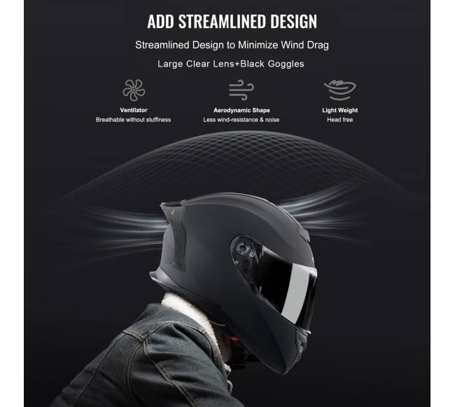 Viso veido motociklo šalmas su „Bluetooth“ lizdu4