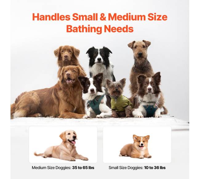 Sulankstoma šuns vonia sėdyne šunims ir katėms5