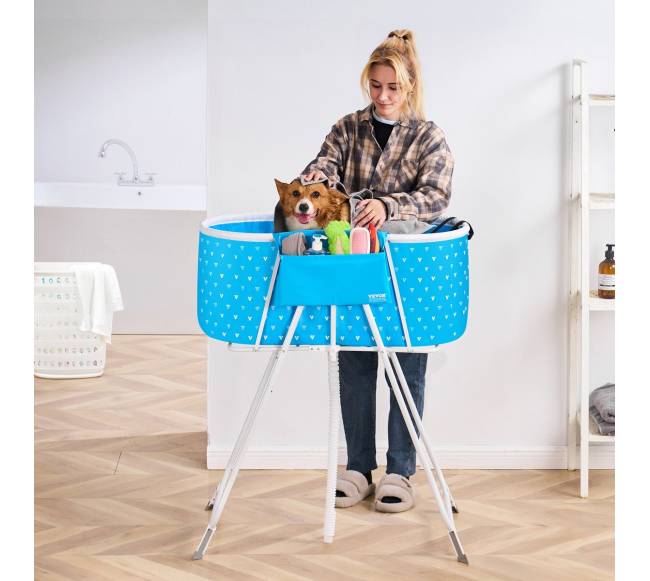 Sulankstoma šuns vonia sėdyne šunims ir katėms7